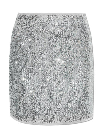 Zadig & Voltaire Sequin Skirt ‘Justi’, Women's, Silver - ZADIG & VOLTAIRE - BALAAN 1