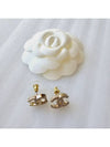 CC logo quilted earrings crystal gold ABB974 - CHANEL - BALAAN 3