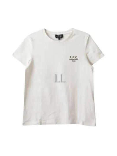 New Denise Logo Short Sleeve T-Shirt White - A.P.C. - BALAAN 2