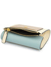 Saffiano Tri-Fold Half Wallet Blue - MARNI - BALAAN 5