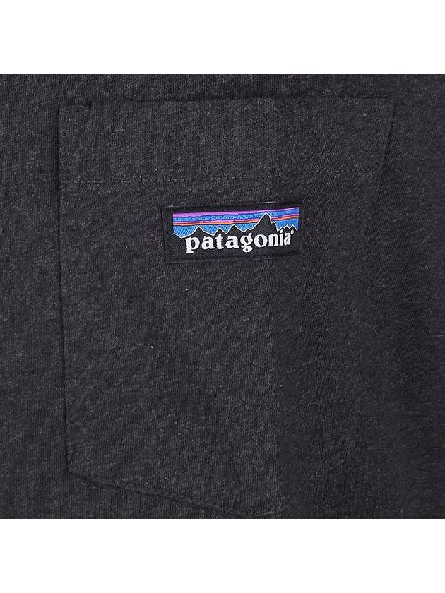 Men's Daily Pocket Regenerative Cotton Short Sleeve T-Shirt Black - PATAGONIA - BALAAN 6