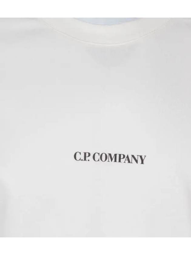 Small logo short sleeve t shirt white 14CMTS048A - CP COMPANY - BALAAN 3