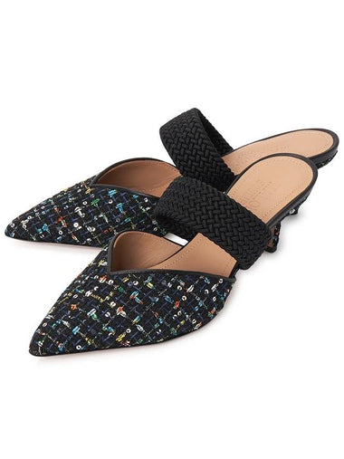 Exclusive special price limited to 30 units Marlon Sulzer MAISIE 45 146 BLACK women s mule sandals - MALONE SOULIERS - BALAAN 1