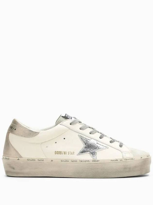 Women's High Star Gold Tab Low Top Sneakers White - GOLDEN GOOSE - BALAAN 2