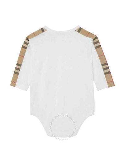 Burberry Baby White Cotton Rumi Bodysuit, Size 18M - BURBERRY - BALAAN 2