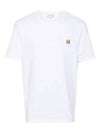 Fox Head Patch Classic Short Sleeve T-Shirt White - MAISON KITSUNE - BALAAN 2