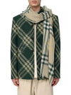 Vintage Check Wool Scarf Green - BURBERRY - BALAAN 3