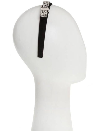 FERRAGAMO Appliqued Headband, Women's, Black - SALVATORE FERRAGAMO - BALAAN 2