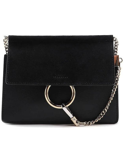 Faye Suede Chain Mini Shoulder Bag Black - CHLOE - BALAAN 2