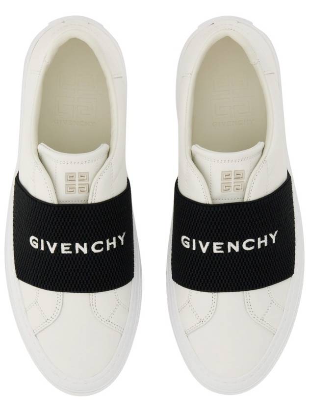 City Banding Logo Low Top Sneakers White - GIVENCHY - BALAAN 7