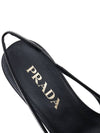 Patent Leather Slingback Heels Black - PRADA - BALAAN 8