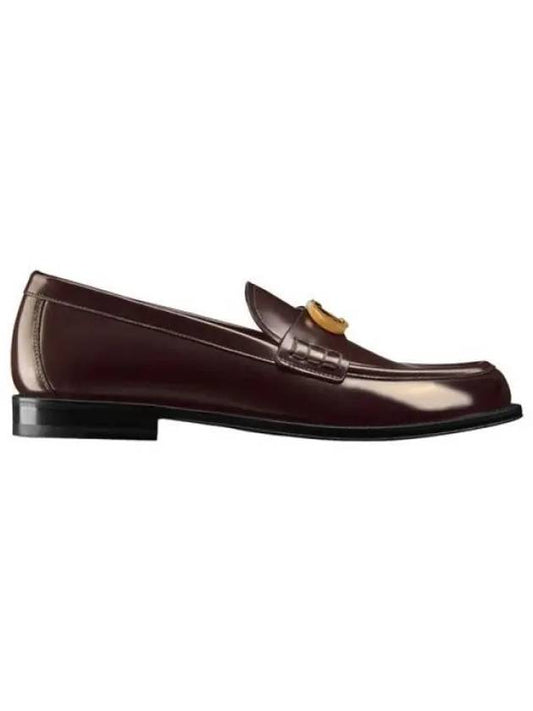 Granville CD Logo Leather Loafers Brown - DIOR - BALAAN 2