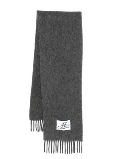 Alpaca Wool Muffler Grey - MARNI - BALAAN 1