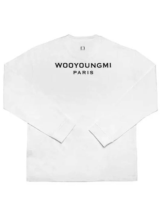 Men s back logo long sleeve t shirt white 201372 - WOOYOUNGMI - BALAAN 2