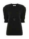 Short Sleeve Knit Top Anthracite Melange - LEMAIRE - BALAAN 2