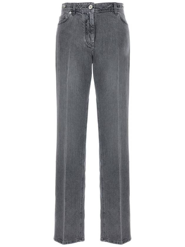 24FW Denim Straight Pants 1013687 1A11547 1D280 MID GRAY - VERSACE - BALAAN 2