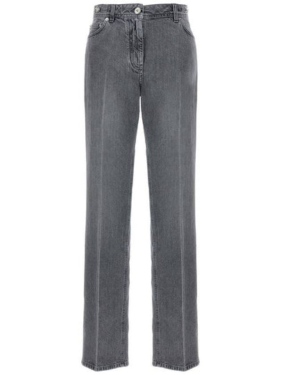 24FW Denim Straight Pants 1013687 1A11547 1D280 MID GRAY - VERSACE - BALAAN 2