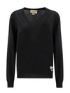 Women's Horsebit Knit Top Black - GUCCI - BALAAN 2