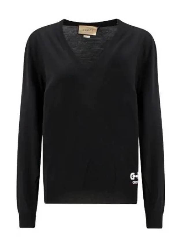 Women's Horsebit Knit Top Black - GUCCI - BALAAN 2