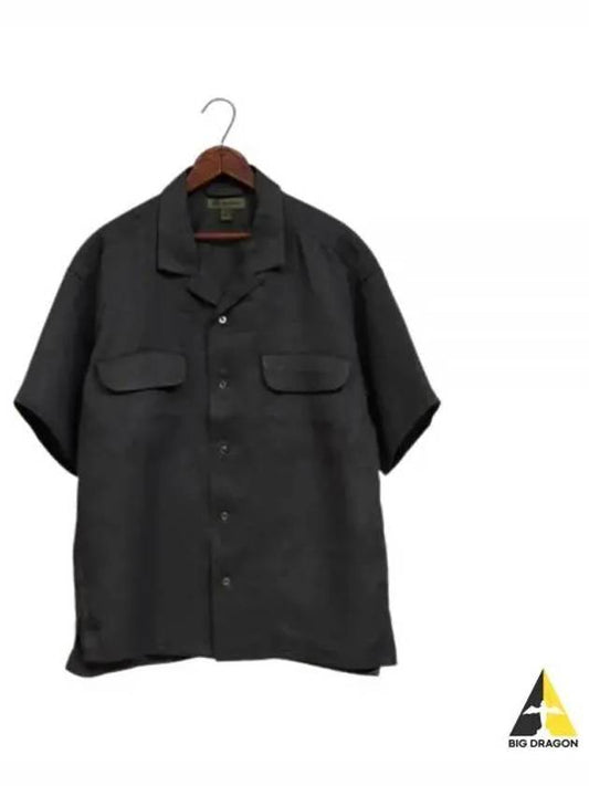 OPEN COLLAR SHIRT LINEN TWILL 80480011005 121 - NIGEL CABOURN - BALAAN 1