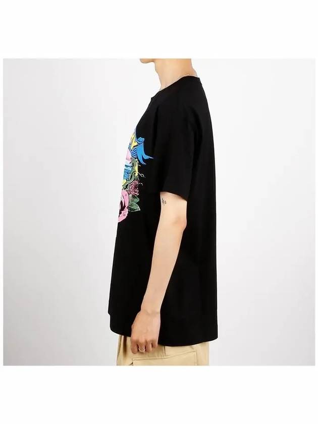 World Tour Cotton Oversized Short Sleeved T-Shirt Black - GIVENCHY - BALAAN 4