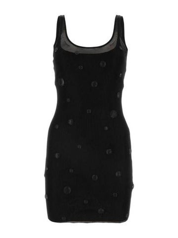 midi dress 1KC2246021 001 BLACK - ALEXANDER WANG - BALAAN 1