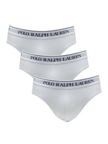 Low Rise Briefs 3 Pack White - POLO RALPH LAUREN - BALAAN 1