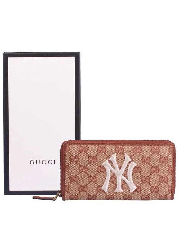 New York Yankees long wallet 547791 9Y9ET 9573 - GUCCI - BALAAN 4