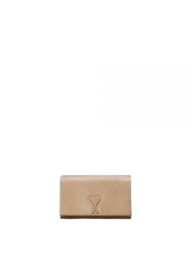 Do You Want Strap Long Wallet Beige - AMI - BALAAN 2