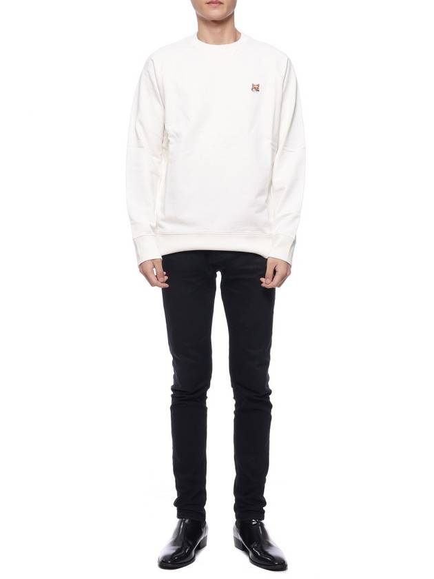 Fox Head Patch Classic Sweatshirt Ecru - MAISON KITSUNE - BALAAN 4