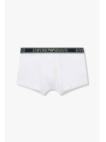 UNDERWEAR Men s Textured Logo Banding Drawn White - EMPORIO ARMANI - BALAAN 1