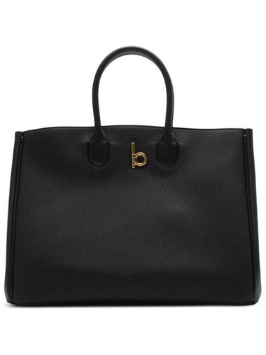 Rocking Horse Medium Tote Bag Black - BURBERRY - BALAAN 1