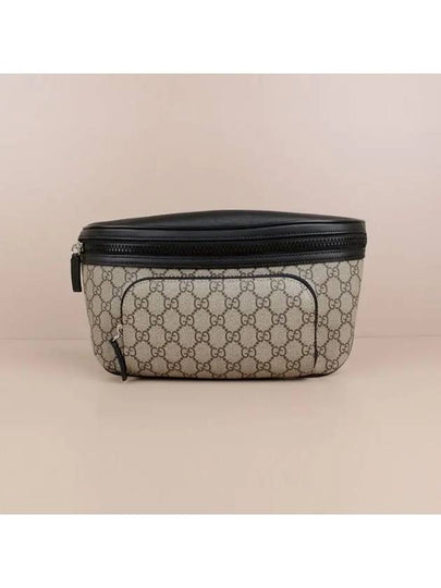 GG Supreme Belt Bag Black Beige - GUCCI - BALAAN 2