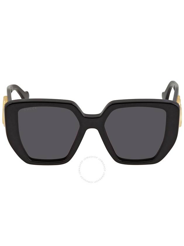 Eyewear Interlocking G Bold Frame Sunglasses Black - GUCCI - BALAAN 2