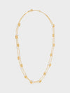 Women's Triomphe Pearl Double Necklace Gold - CELINE - BALAAN 3