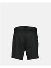 Men's Bermuda Chino Shorts Black - AMI - BALAAN 3