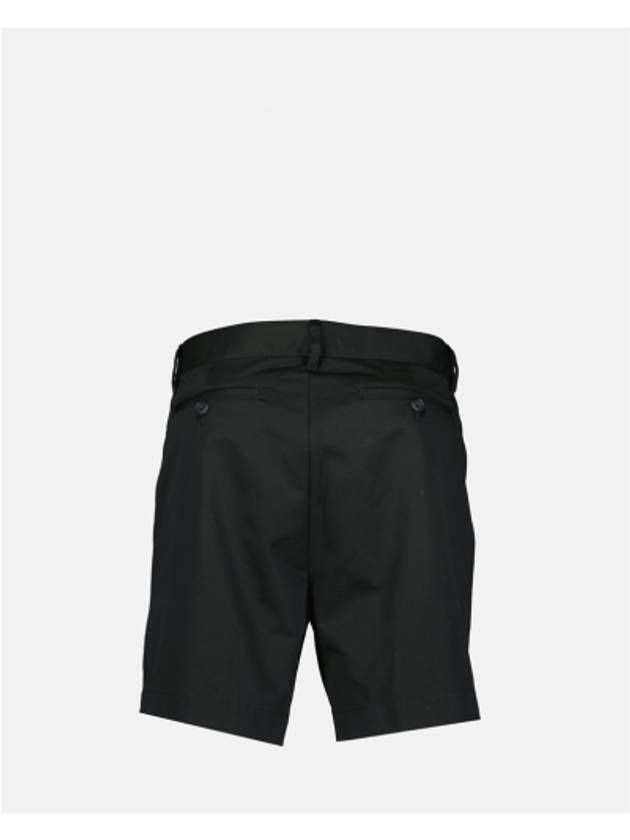 Men's Bermuda Chino Shorts Black - AMI - BALAAN 3