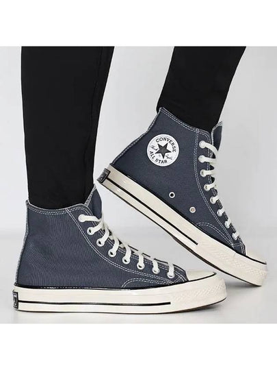 Chuck 70 Vintage Canvas High Top Sneakers Iron Grey - CONVERSE - BALAAN 2