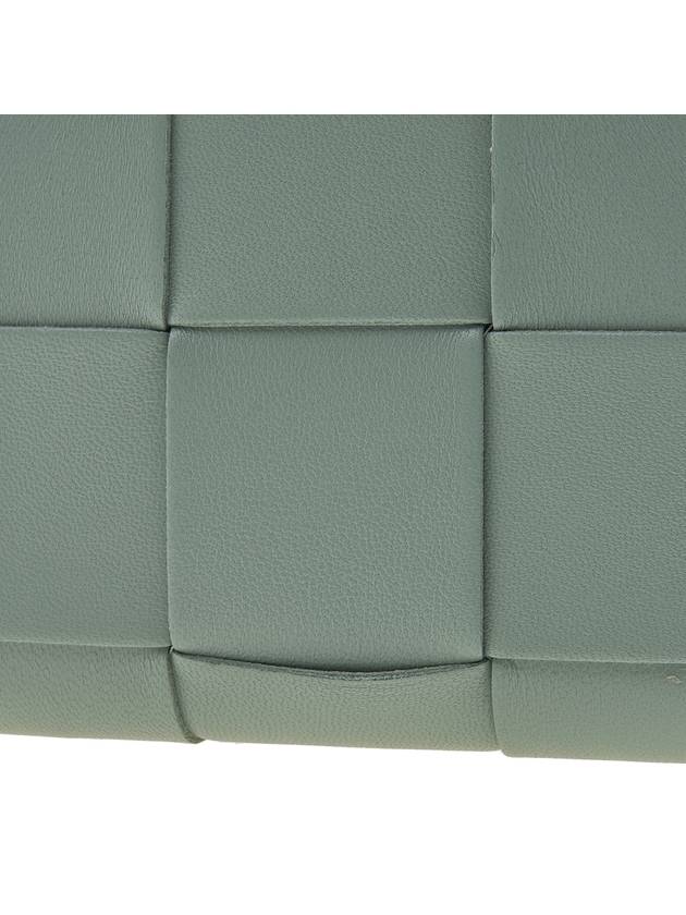 Intrecciato Zip Around Half Wallet Green - BOTTEGA VENETA - BALAAN 7