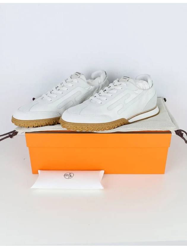 Jet Low Top Sneakers White - HERMES - BALAAN 7