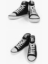 Women's Benkeenh Logo High Top Sneakers Black - ISABEL MARANT - BALAAN 4