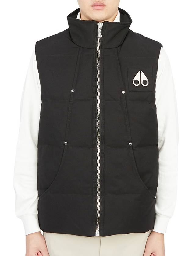 Logo Montreal Padded Vest Black - MOOSE KNUCKLES - BALAAN 4