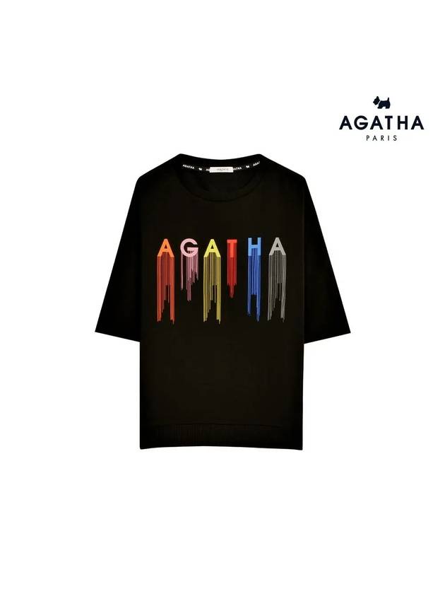 Multi-logo drop 5-part sweatshirt AGT137 102 - AGATHA APPAREL - BALAAN 2