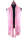 GG logo light pink wool scarf 581537 - GUCCI - BALAAN 4