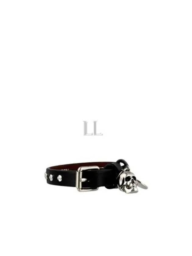 Skull Stud Bracelet Black - ALEXANDER MCQUEEN - BALAAN 2