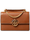 Miller Chain Tote Mini Bag Brown - TORY BURCH - BALAAN 3