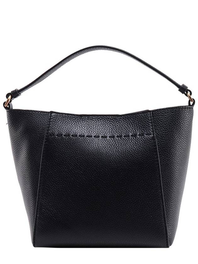 McGraw Small Tote Bag Black - TORY BURCH - BALAAN 3