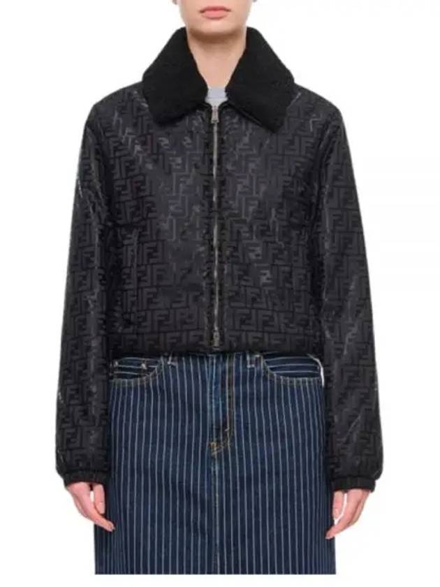 Ski FF Nylon Jacket Black - FENDI - BALAAN 2