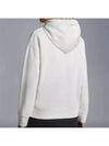 Embroidered Logo Hoodie White - MONCLER - BALAAN 7