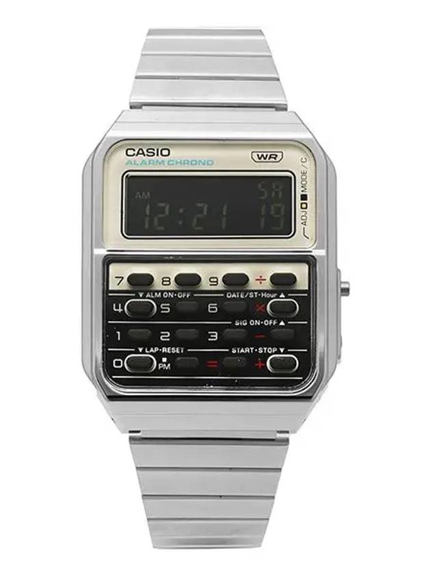 CA 500WE 7BDF Databank Digital Square Vintage Dual Time Watch - CASIO - BALAAN 2